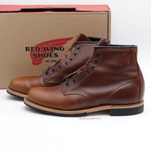 NEW Size 9.5 Men's Red Wing 9422 Beckman 6-Inch Leather Boots Cigar